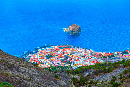 西班牙加那利群岛特内里费海岸加拉希科镇图片