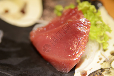 砍生蓝鳍金鱼以日本式foo为服务高清图片