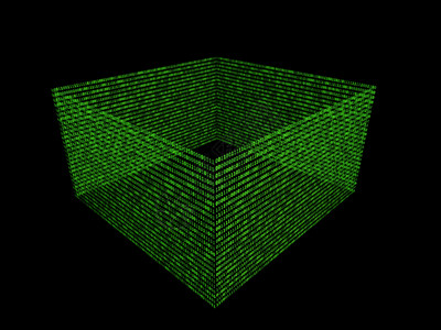 监控矩阵背景黑客数字据密码或安全保卫技术概念的计算机屏幕上01或二进制数字框3d抽象插图背景图片