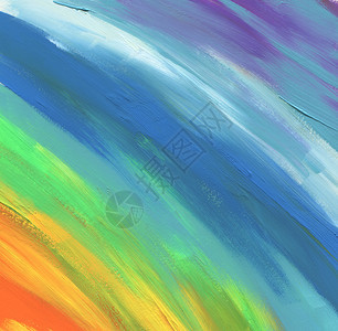 抽象丙烯和水彩色涂漆背景图片