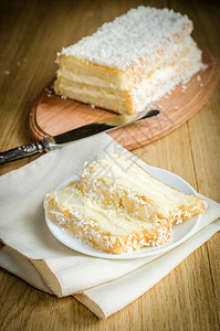 天使蛋糕白天使食品蛋糕背景