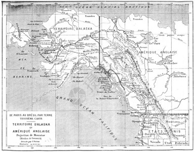 阿拉斯加和英美领土图旅行日报180年图片