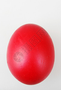 红色复活节鸡蛋白图片