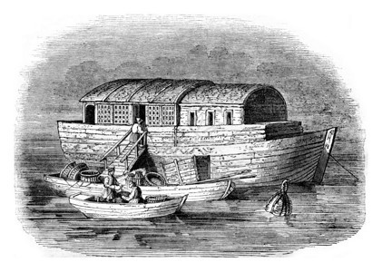 俄罗斯鱼商船1843年马加辛皮托罗尔克MagasinPittoresque图片