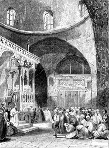 耶路撒冷一座犹太教堂1843年的MagasinPittoresque图片