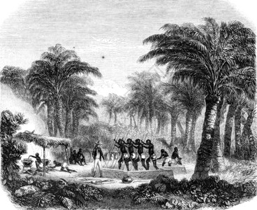 几内亚海棕榈油生产科特奴隶1846年麦加辛皮托雷斯克图片