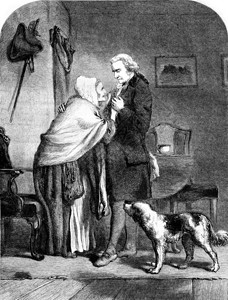 华盛顿美国当选总统向他母亲告别1857年的马加辛皮托雷斯克图片