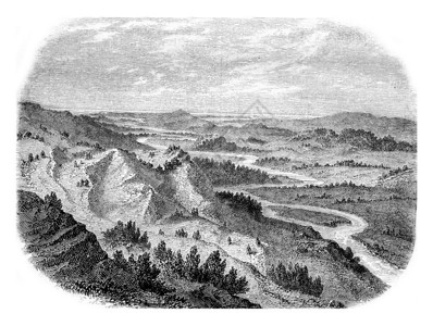 Alpheus河谷Elis希腊186年的MagasinPittoresque图片