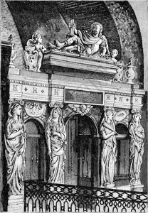 MausoleumHenrideBourbonConde王子瓦莱里182年马加辛皮托雷斯克古老的雕刻图解图片