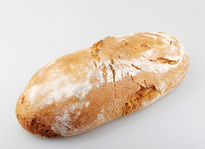 白背景的新鲜烤面包图片
