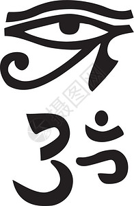 埃及签名纹身艺术作品背景图片