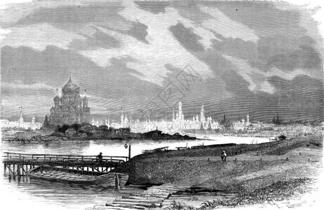莫斯科概览摘自克里米亚福特世界之旅行日报1872年图片