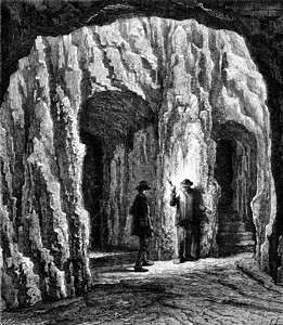 CaveingMarienglasoehle世界旅行日报1872年图片
