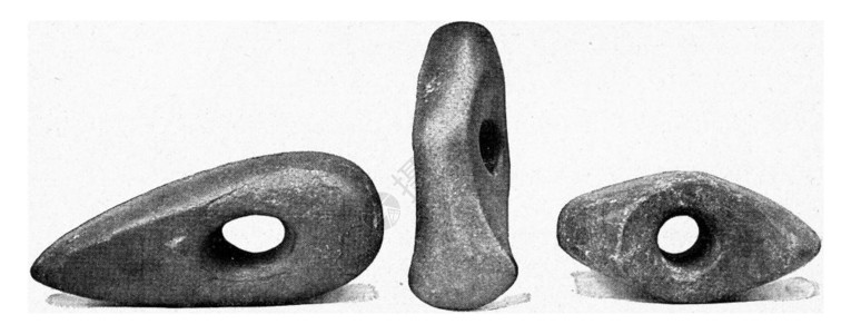 最近的石器时代弗林特古老的雕刻插图来自宇宙和人类190年图片