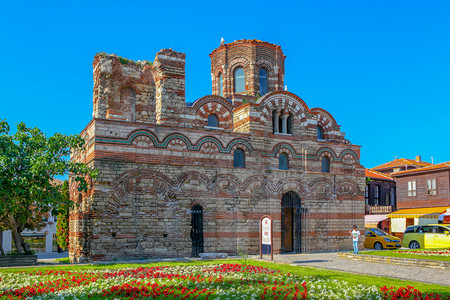 保加利亚Nesebar2019年5月日Nesebar被封为Nessebar是一个古代城市是位于布尔加斯省的保利亚黑海岸的主要滨度图片