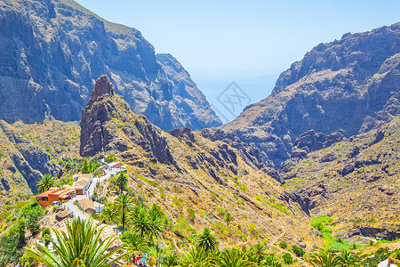 马斯卡峡谷和同名的小型山村TenerifeCanaries图片