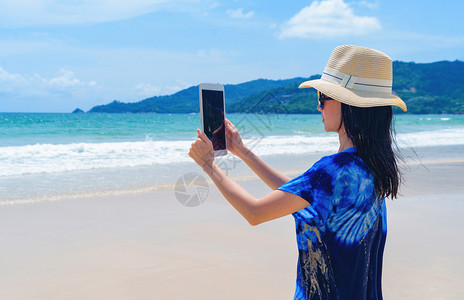 在泰国普吉Phucket中午的海洋或自然旅行度假室外游期间图片