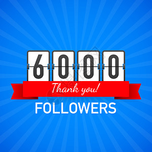 10k追随者感谢您社交网站感谢您的追随者祝贺卡矢量插图追随者社交网站点矢量插图图片