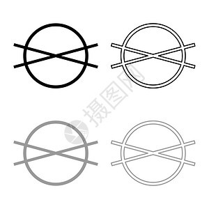 禁止干洗衣物护理符号洗涤概念衣标志图大纲设定黑色灰矢量显示平板样式简单图像图片