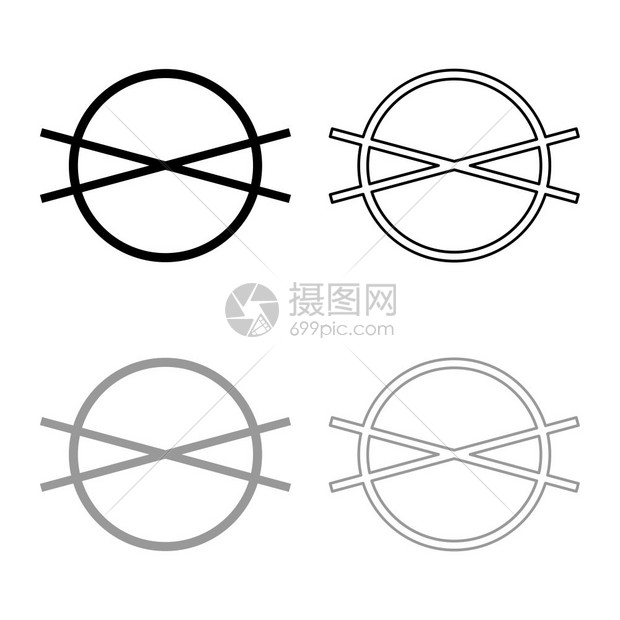 禁止干洗衣物护理符号洗涤概念衣标志图大纲设定黑色灰矢量显示平板样式简单图像图片