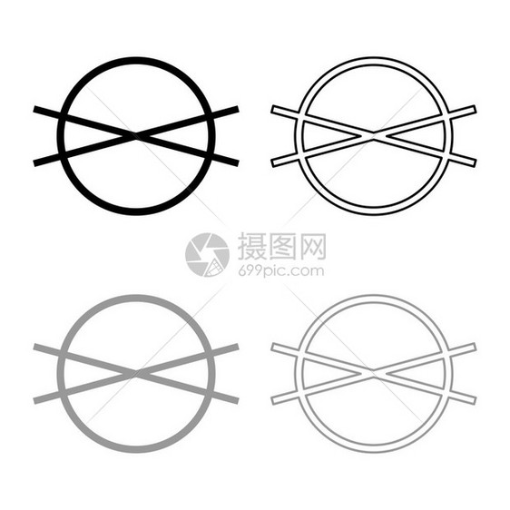 禁止干洗衣物护理符号洗涤概念衣标志图大纲设定黑色灰矢量显示平板样式简单图像图片