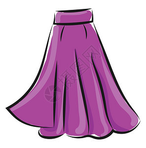 展示紫色裙子表的剪贴板夹在顶部漂浮底上面有如此多的飞狐矢量彩色图画或插图片