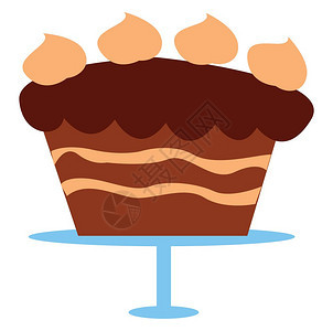 卡通巧克力蛋糕图片