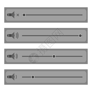 音乐量栏白色背景上孤立的音乐量栏过滤器控制平板设计声音混器图标调制乐Logo音量和缩放设置音量栏白背景上孤立的音乐量栏图片
