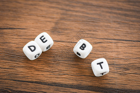 摆脱债务概念因金融危机和问题而免除合并债务的负增加金融危机和问题引起的风险商业管理贷款利息图片