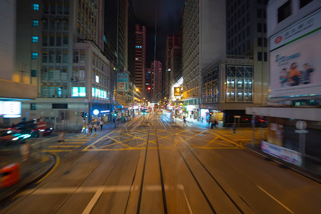 香港繁华的夜景图片