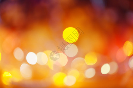 圣诞灯橙黄色和红黑抽象背景背景图片