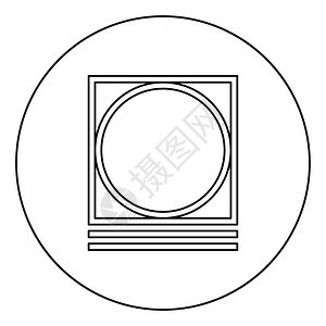 以机体微妙模式烘干衣物关心洗概念的符号概念的衣工符号圆环形黑颜色矢量说明平板风格简单图像黑色颜矢量说明平板风格黑色颜显示平板图像图片
