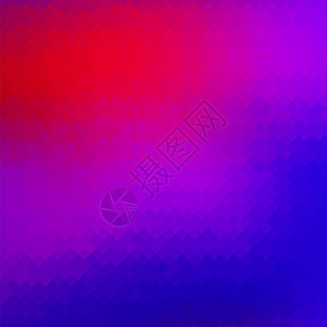 色彩多的背景平面图案红色蓝质抽象的摩西现代设计origami风格压碎的广场图案红色蓝抽象的摩西现代设计案折纸风格背景图片