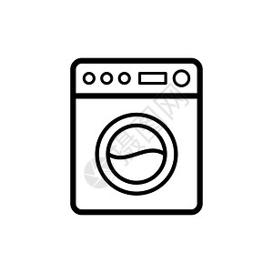 毛巾图标洗衣机图标背景