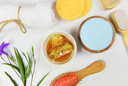 天然浴用品蜂蜜肥皂草温泉芳香疗法图片