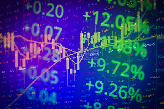 以危机股票市场图表业务替代交易和分析金融董事会投资指标的分析显示风险货币价格股票海图汇率增长和数字背景的双重风险货币价格指数图片