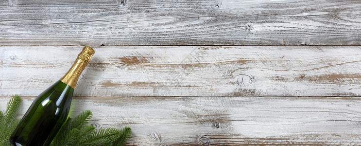 新年快乐和圣诞节概念关于冬季节假日的白锈木图片