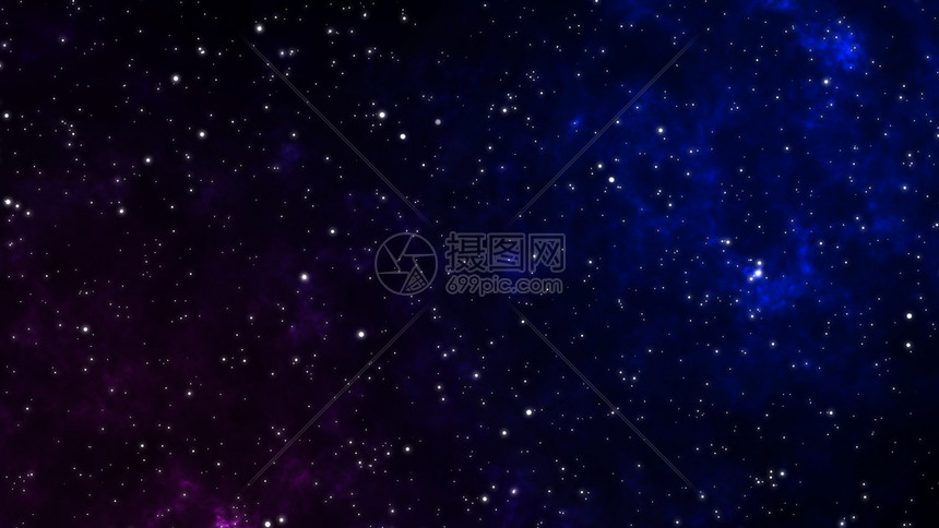 星空下美丽星云图片