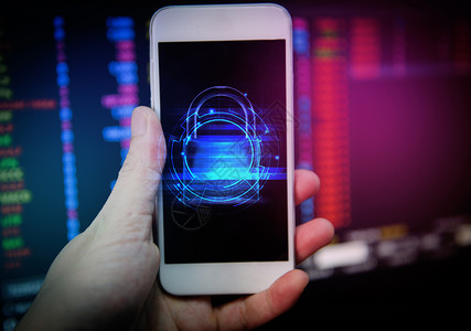 偷手机由匿名黑客技术背景智能手机网络安全概念匿名黑客技术背景网络安全保护犯罪背景