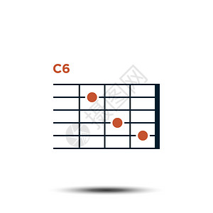 C6基本吉他和弦图 图片