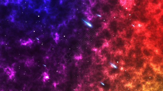 星空中的双子座星空中美丽的星云背景