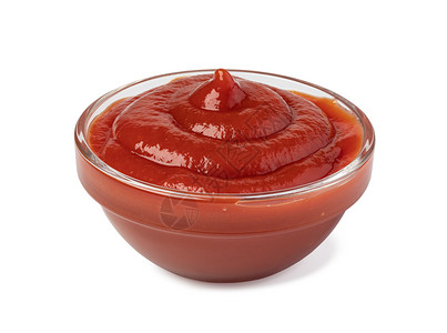 锅碗碗和番茄酱背景