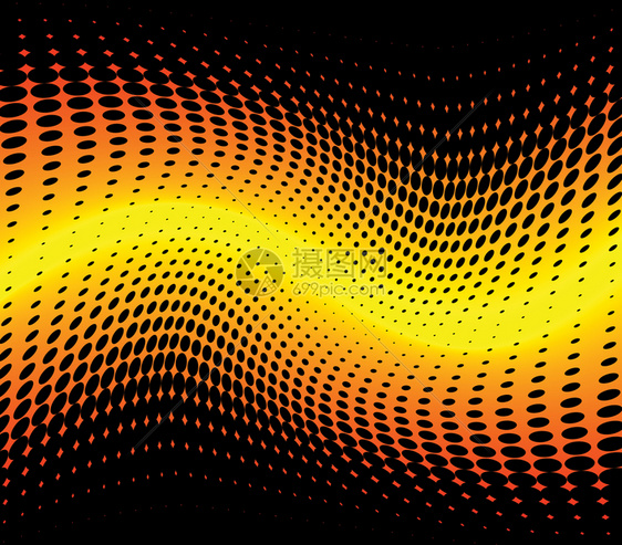 用黑点制成的抽象热背景图片