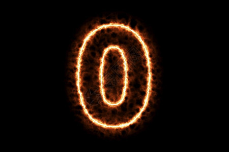 火烧成字母OO首都英文字母符与黑色背景隔绝3d投影插图热框架点火和用符号烟雾图片