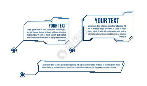 HUD未来时尚风格的图例标题未来签病媒库存说明背景图片