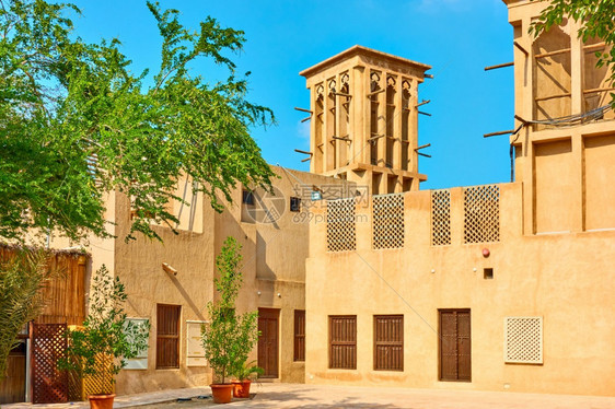 阿拉伯联合酋长国迪拜AlFahidi历史居民区小广场阿联酋图片