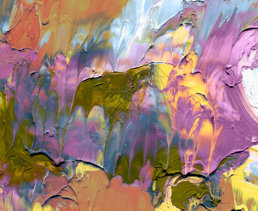 抽象的丙烯和水彩色涂漆墙壁图片