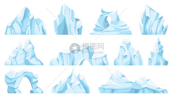 冰山图集图片