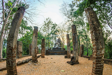 泰国Sishachanalai历史公园Sukhothai图片