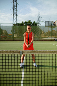 活跃的健康生方式运动比赛用打斗健身训练网球打图片
